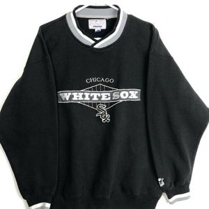 A1 Vintage 90's Starter MLB Chicago White Sox Logo Sweatshirt size large black.